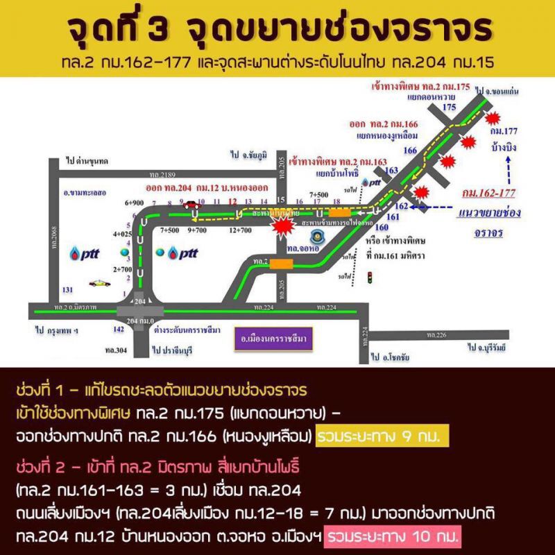 เช็ค 4 เส้นทางพิเศษ  เปิด-ปิด ขากลับเข้า กทม.