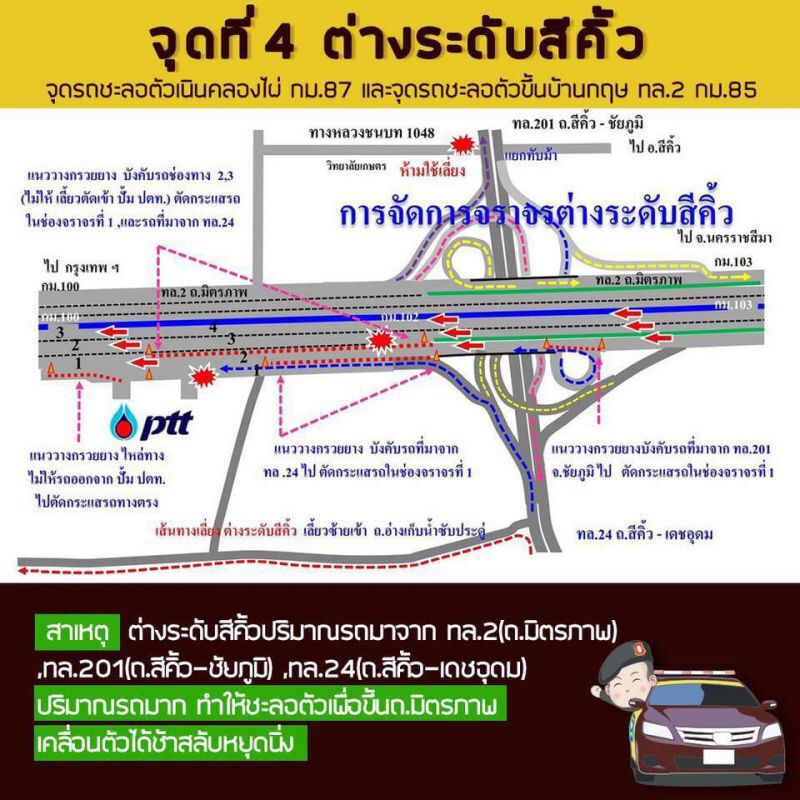 เช็ค 4 เส้นทางพิเศษ  เปิด-ปิด ขากลับเข้า กทม.