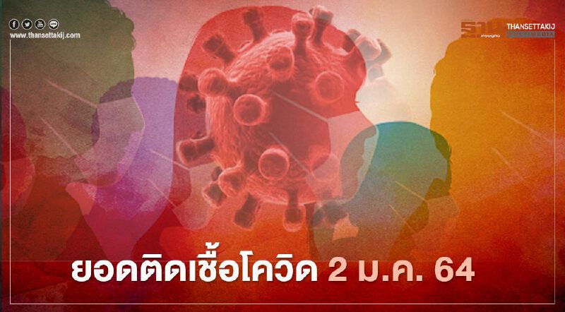ยอดติดเชื้อโควิด 2 ม.ค.64 มีผู้ติดเชื้อรายใหม่ 216 ราย    เสียชีวิตเพิ่ม 1 ราย