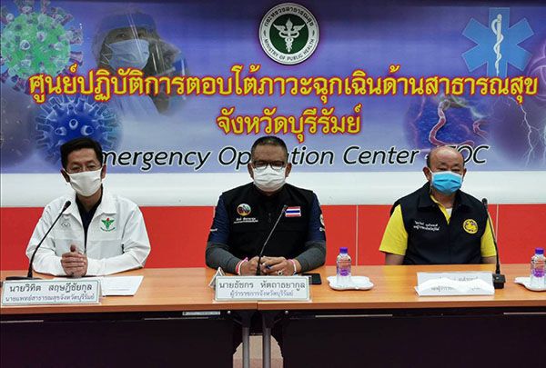 บุรีรัมย์ ยกระดับป้องกันโควิด-19 