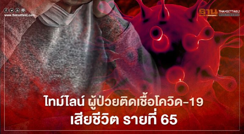 ไทม์ไลน์ ผู้ป่วยติดเชื้อโควิด-19 เสียชีวิต รายที่ 65 ไทม์ไลน์ ผู้ป่วยติดเชื้อโควิด-19 เสียชีวิต รายที่ 65