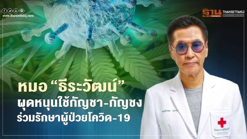 หมอธีระวัฒน์ เผยความเป็นไปได้ " ใช้กัญชา-กัญชง " รักษาปอดอักเสบ ผู้ป่วยโควิด-19