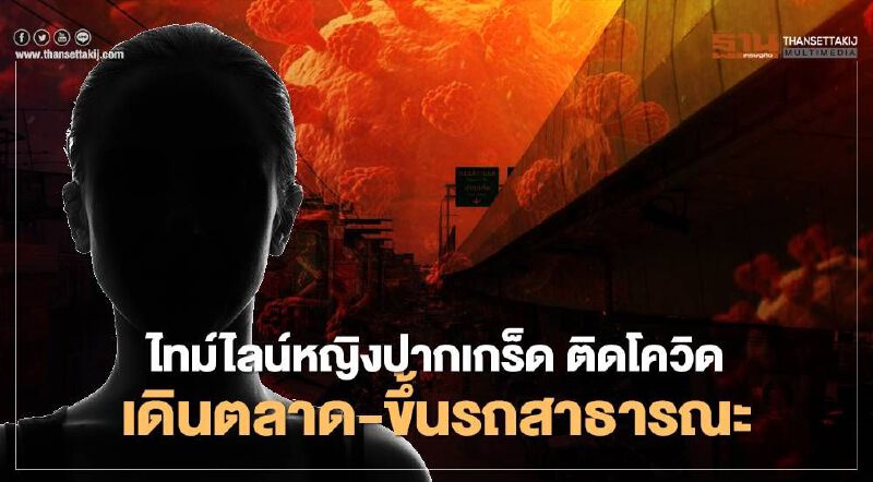 ชาวปากเกร็ดผวาหนัก  ส่องไทม์ไลน์หญิง ติดโควิด เดินตลาด-ขึ้นรถสาธารณะ เพียบ  