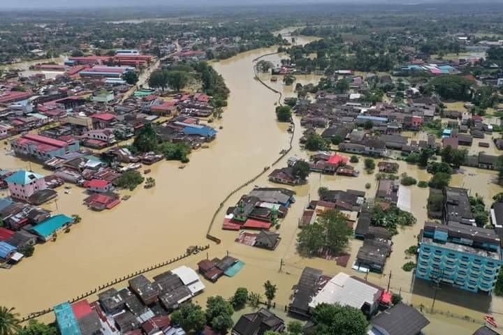 น้ำท่วม 3 จังหวัดชายแดนใต้
