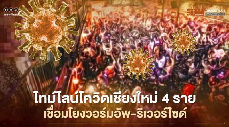 เช็กไทม์ไลน์ผู้ติดเชื้อโควิดเชียงใหม่ 4 ราย  ใครไปริเวอร์ไซด์ ตรวจโควิดด่วน!