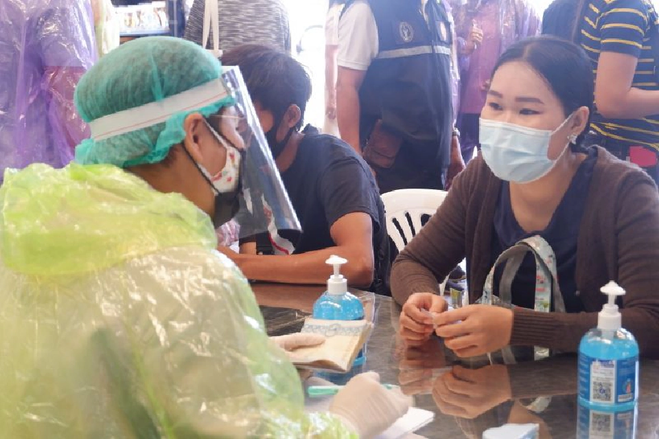 ตลาดนัมเบอร์วันราม 2 กำหนดมาตรการเข้มกันโควิด -19 