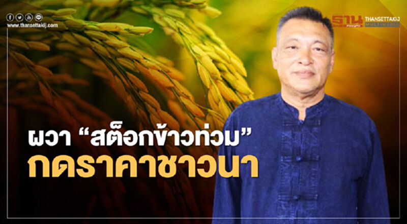 ผวา “สต็อกข้าวท่วม” กดราคาชาวนา ผวา “สต็อกข้าวท่วม” กดราคาชาวนา