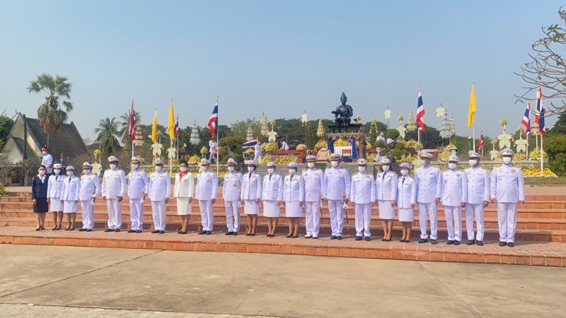 ถวายพานพุ่ม วันพ่อขุนรามคำแหงมหาราช