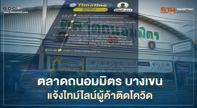เปิดไทม์ไลน์ ตลาดถนอมมิตร ปิด 3 วัน หลังพบผู้ค้าติดโควิด-19 