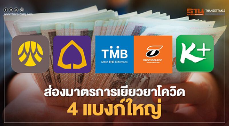 เจาะลึกมาตรการเยียวยาลูกหนี้จาก 4 แบงก์ใหญ่ ที่ได้รับผลกระทบจากโควิด เจาะลึกมาตรการเยียวยาลูกหนี้จาก 4 แบงก์ใหญ่ ที่ได้รับผลกระทบจากโควิด