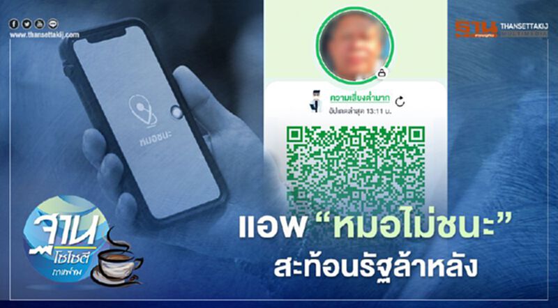 แอพ “หมอไม่ชนะ” สะท้อนรัฐล้าหลัง แอพ “หมอไม่ชนะ” สะท้อนรัฐล้าหลัง