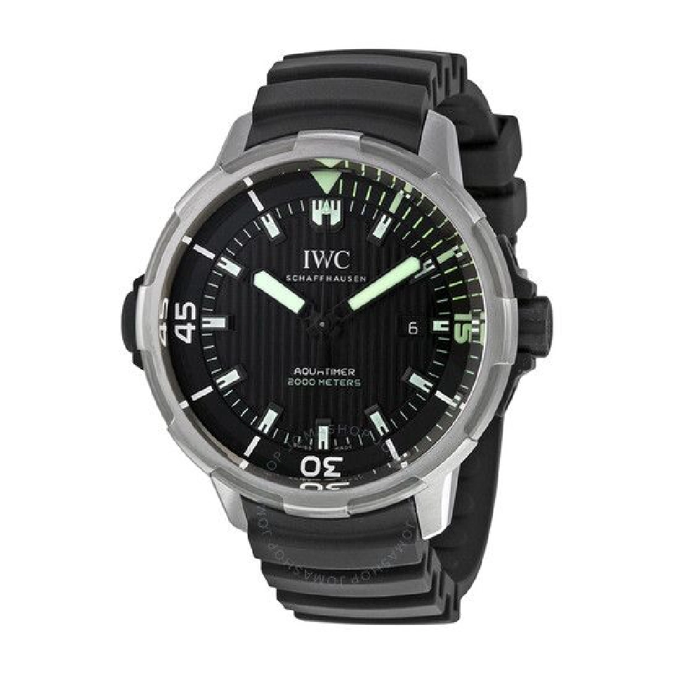  IWC – รุ่น Pre-owned Aquatimer Automatic 2000 Black Dial Men's Watch IW358002