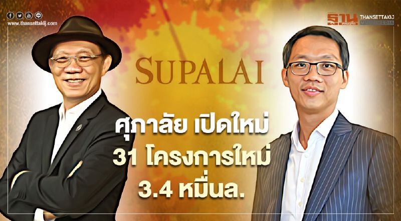 ศุภาลัย ส่ง 31 โครงการใหม่  เดินเกมปี 64 ตั้งเป้านิวไฮ รายได้ - กำไร 