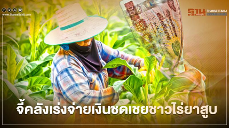 จี้คลังเร่งจ่ายเงินชดเชย 159 ล้านบาทชาวไร่ยาสูบ จี้คลังเร่งจ่ายเงินชดเชย 159 ล้านบาทชาวไร่ยาสูบ