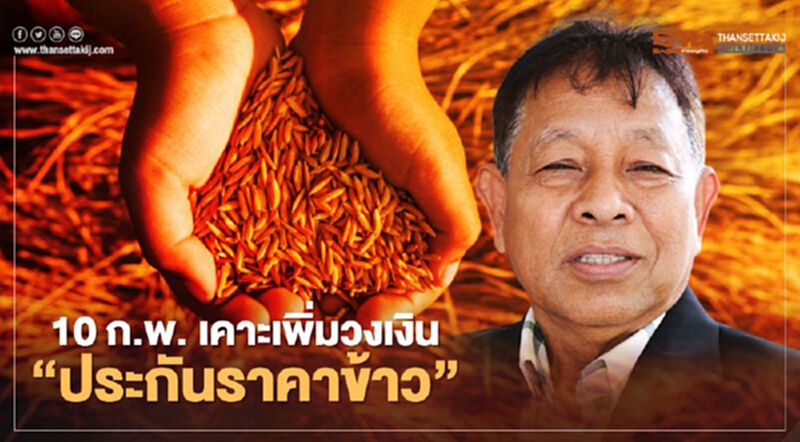 10 ก.พ. "นบข." นัดเคาะเพิ่มวงเงิน “ประกันราคาข้าว” 10 ก.พ. "นบข." นัดเคาะเพิ่มวงเงิน “ประกันราคาข้าว”