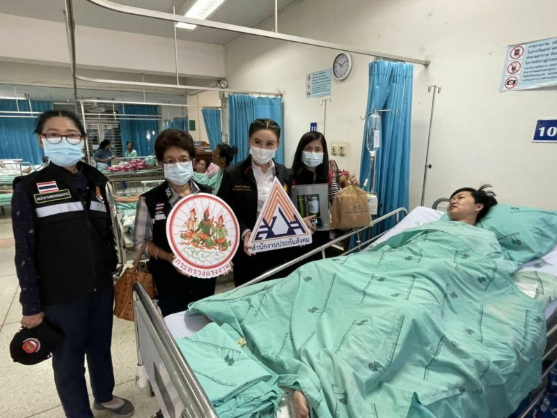 กระทรวงแรงงานรุดดูแล"คน-กิจการ"เหตุเพลิงไหม้"เพชรบุรี"