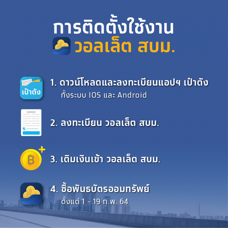 การติดตั้งใช้งานวอลเล็ต สบม.