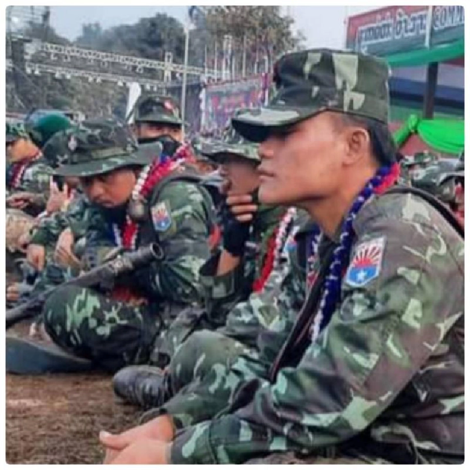 "กะเหรี่ยง"สวนสนามฉลองวันชาติ 72 ปี"การปฎิวัติ-ประกาศอิสระภาพ"