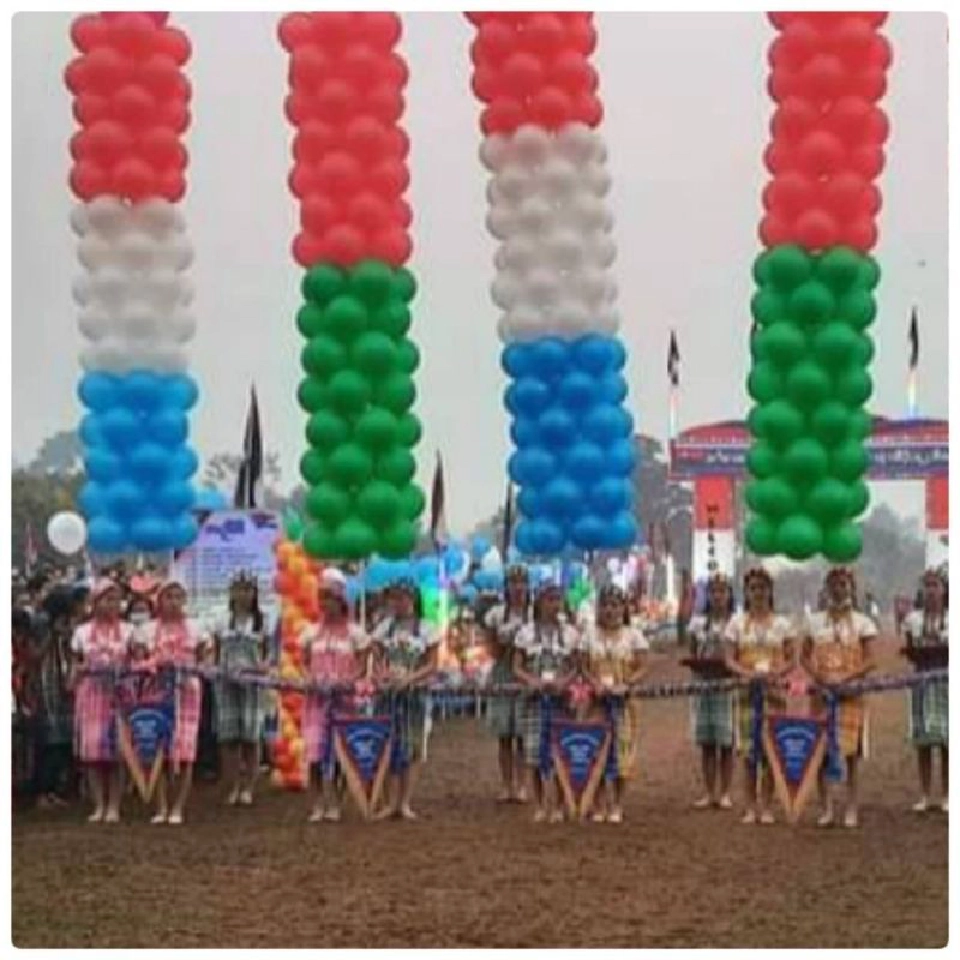 "กะเหรี่ยง"สวนสนามฉลองวันชาติ 72 ปี"การปฎิวัติ-ประกาศอิสระภาพ"