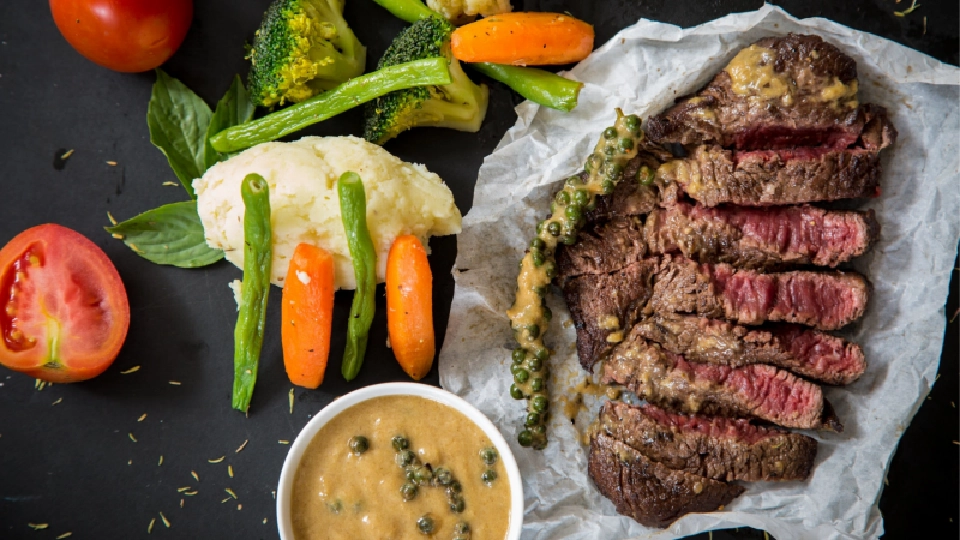 Sheet Pan Balsamic Steak and Potatoes