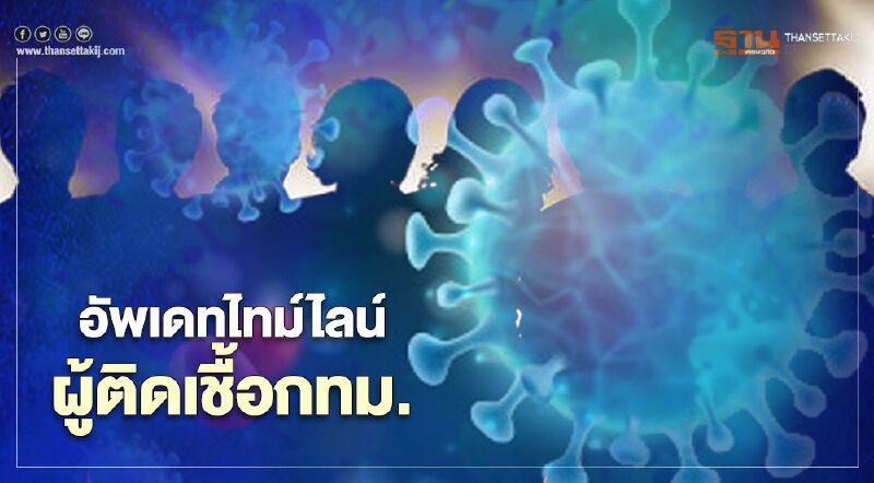 อัพเดทไทม์ไลน์"ผู้ติดเชื้อโควิด"กทม.เพิ่ม 9 ราย 