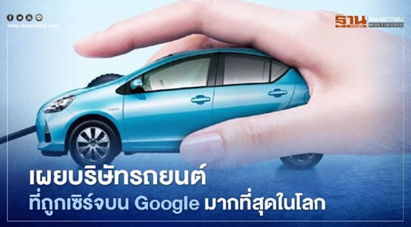 เผยชื่อบริษัทรถยนต์ ที่ถูกค้นหาบน Google มากที่สุดในโลกปี 2020 เผยชื่อบริษัทรถยนต์ ที่ถูกค้นหาบน Google มากที่สุดในโลกปี 2020