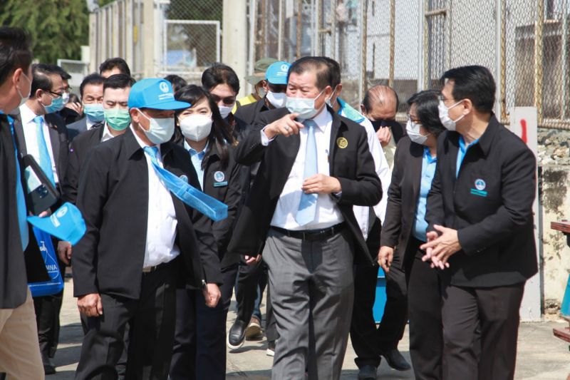  นิพนธ์ บุญญามณี ติดตามการสูบน้ำดิบการประปานครหลวงสำแล