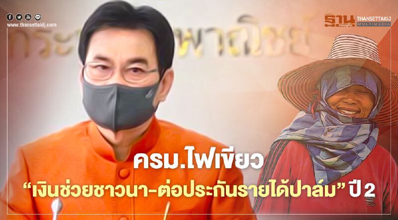 ครม.ไฟเขียว “เงินช่วยชาวนา-ต่อประกันรายได้ปาล์ม” ปี2 (มีคลิป)