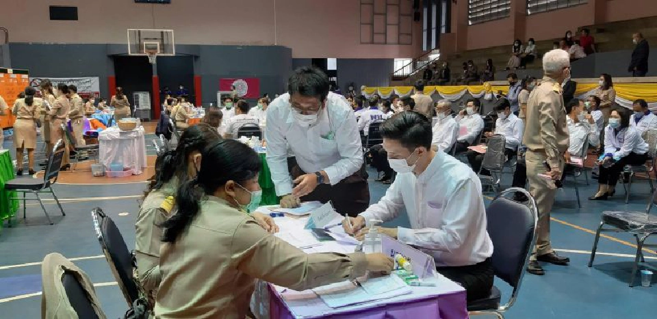 บรรยากาศการจับสลากหมายเลขผู้สมัคร