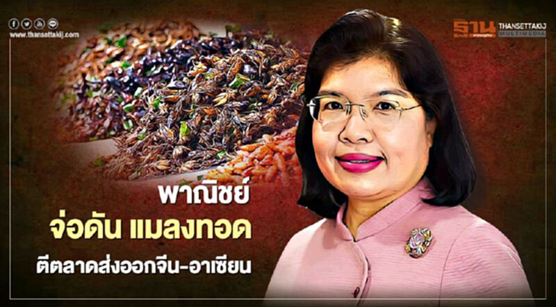 "พาณิชย์"ชี้FTA ดัน แมลงทอด ขึ้นห้างสำเร็จ เล็งต่อยอดส่งออกจีน-อาเซียน "พาณิชย์"ชี้FTA ดัน แมลงทอด ขึ้นห้างสำเร็จ เล็งต่อยอดส่งออกจีน-อาเซียน