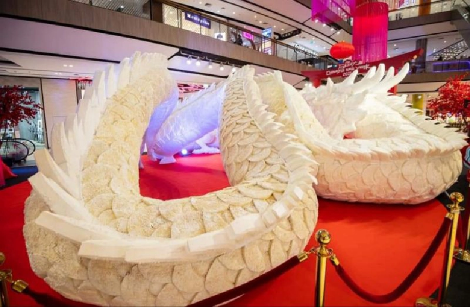 2ห้างยักษ์"โคราช"ประชัน"มังกรตรุษจีน"อลังการ