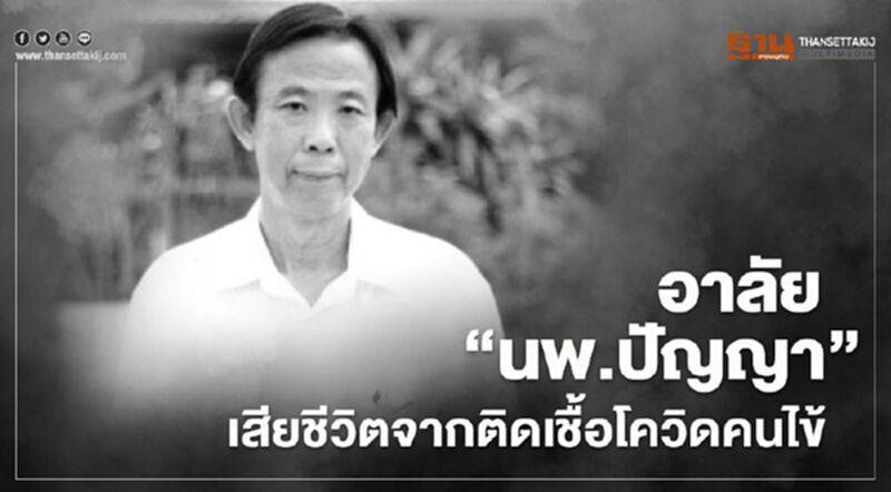 อาลัย "นพ.ปัญญา หาญพาณิชย์พันธุ์"เสียชีวิตหลังติดเชื้อโควิดจากคนไข้ อาลัย "นพ.ปัญญา หาญพาณิชย์พันธุ์"เสียชีวิตหลังติดเชื้อโควิดจากคนไข้