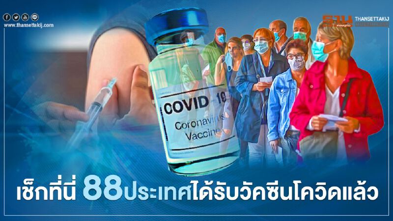 วัคซีนโควิด200 ล้านโดสอยู่ใน 88 ประเทศทั่วโลกที่ไหนบ้างเช็กที่นี่