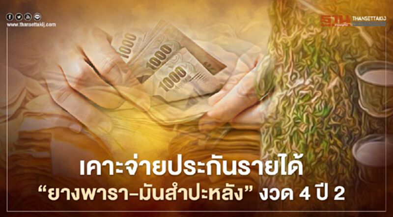 "จุรินทร์" เคาะ ประกันรายได้เกษตรกรมันสำปะหลัง รับสูงสุดครัวเรือนละ 20,000 บาท "จุรินทร์" เคาะ ประกันรายได้เกษตรกรมันสำปะหลัง รับสูงสุดครัวเรือนละ 20,000 บาท