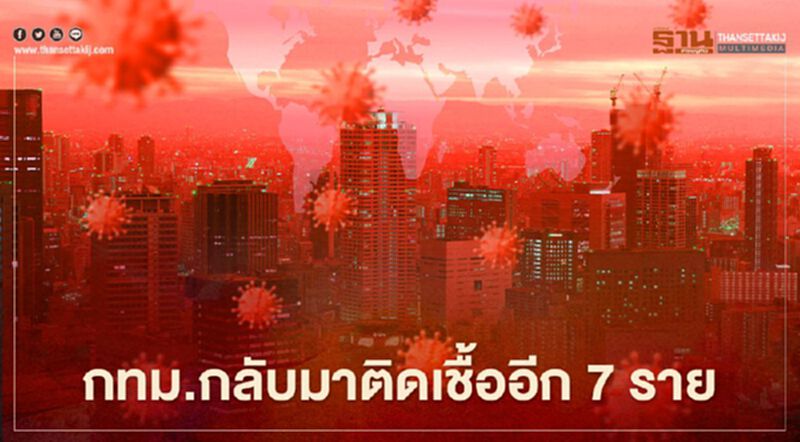 กทม.กลับมาติดเชื้ออีก 7 ราย โดย 2 รายมีความเกี่ยวเนื่องกับทีมฟุตซอลสมุทรสาคร กทม.กลับมาติดเชื้ออีก 7 ราย โดย 2 รายมีความเกี่ยวเนื่องกับทีมฟุตซอลสมุทรสาคร