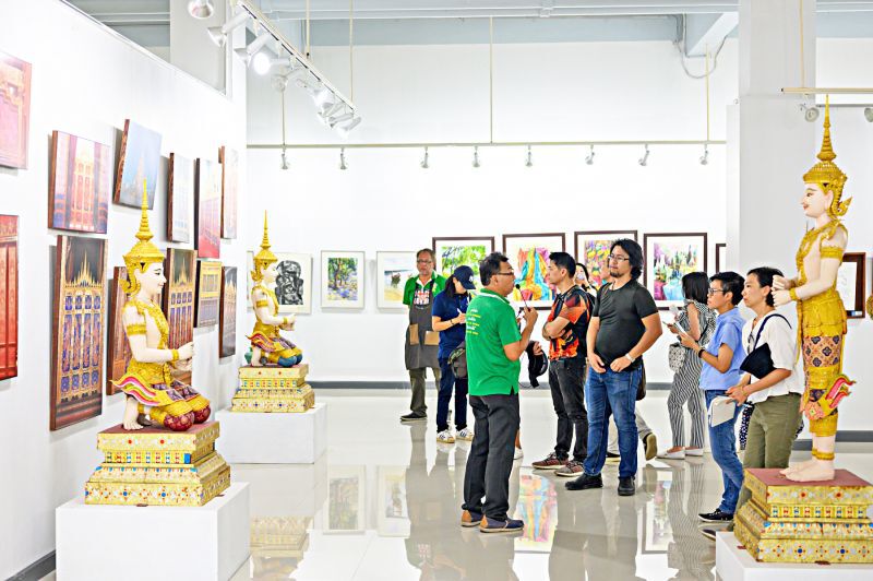 ปลดปล่อยอารมณ์ชมงานศิลป์ริมคลอง ‘ย่านหนองจอก-หัวตะเข้’  
