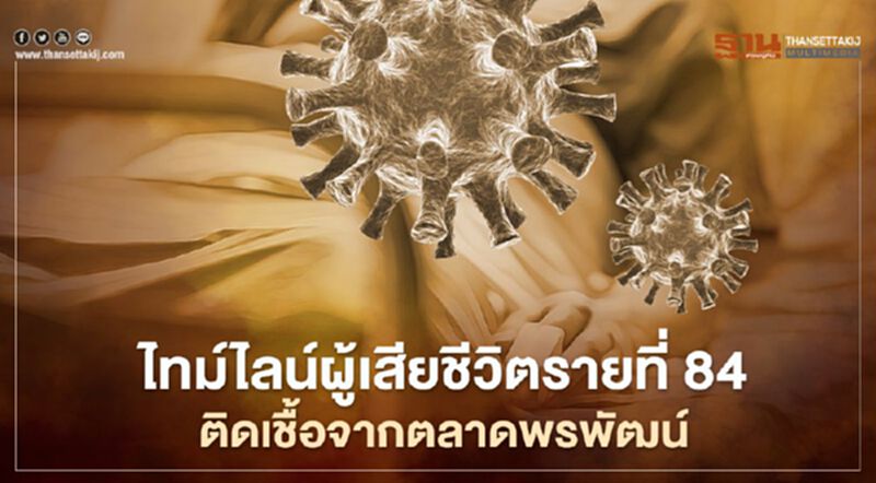 ไทม์ไลน์ผู้ป่วยโควิดเสียชีวิตรายที่ 84 มีโรคประจำตัว ติดเชื้อจากตลาดพรพัฒน์ ไทม์ไลน์ผู้ป่วยโควิดเสียชีวิตรายที่ 84 มีโรคประจำตัว ติดเชื้อจากตลาดพรพัฒน์