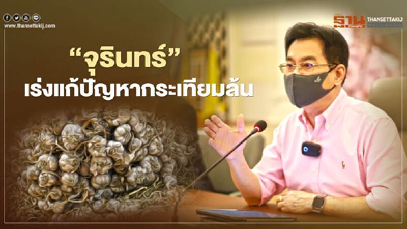 “จุรินทร์”เร่งแก้ปัญหากระเทียมล้น MOUนำร่อง500 ตันจากเกษตรกร “จุรินทร์”เร่งแก้ปัญหากระเทียมล้น MOUนำร่อง500 ตันจากเกษตรกร