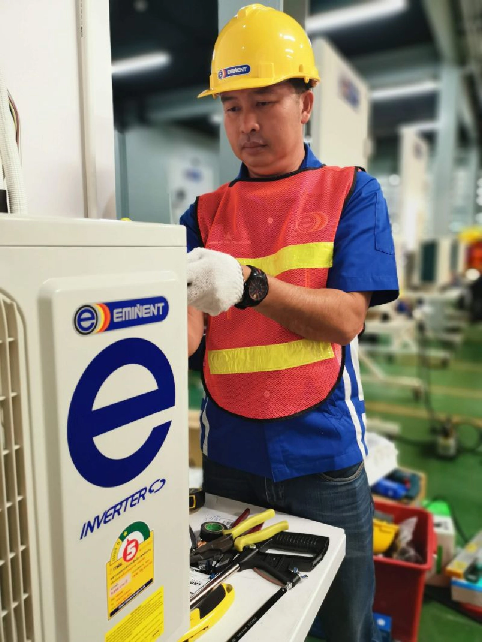 เร่งฝึกอบรมเพิ่มทักษะช่างเครื่องปรับอากาศให้ได้มาตรฐานฝีมือแรงงาน