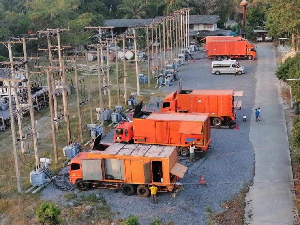 กฟภ.เตรียมแผนรับมือการจ่ายไฟฟ้าขัดข้องที่เกาะสมุย-เกาะพะงัน