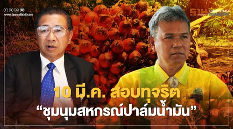 10 มี.ค. สอบทุจริต “ชุมนุมสหกรณ์ปาล์มน้ำมัน” 10 มี.ค. สอบทุจริต “ชุมนุมสหกรณ์ปาล์มน้ำมัน”