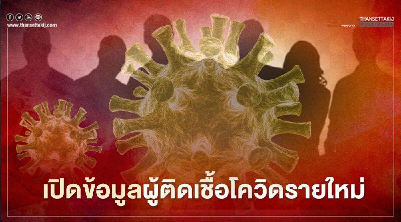 เปิดข้อมูลผู้ติดเชื้อโควิด-19 รายใหม่ 78 ราย