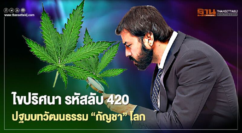 ไขปริศนา รหัสลับ 420 ปฐมบทวัฒนธรรม "กัญชา" โลก ไขปริศนา รหัสลับ 420 ปฐมบทวัฒนธรรม "กัญชา" โลก