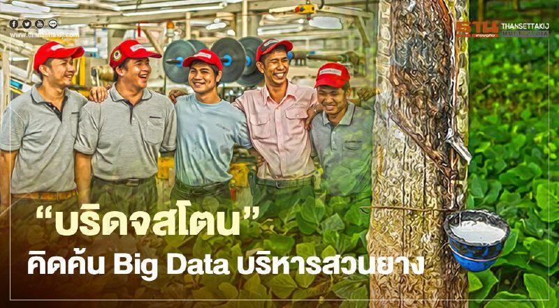“บริดจสโตน” คิดค้น Big Data บริหารสวนยาง
