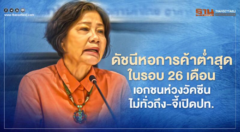 ดัชนีหอการค้าต่ำสุดในรอบ26เดือน เอกชนห่วงโควิด-วัคซีนไม่ทั่วถึง ดัชนีหอการค้าต่ำสุดในรอบ26เดือน เอกชนห่วงโควิด-วัคซีนไม่ทั่วถึง