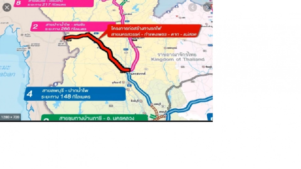  ถนนคนเดินแม่สอดแทบแตก ดีใจได้ทางรถไฟใหม่เชื่อมนครสวรรค์