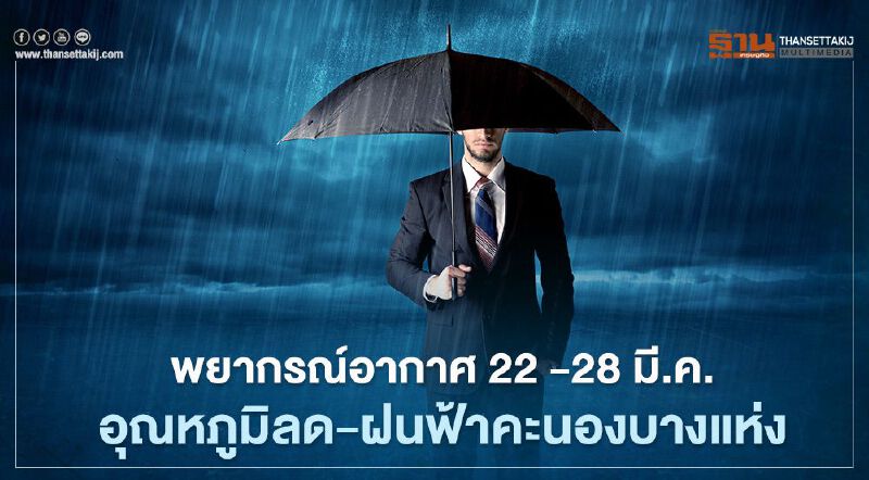 สภาพอากาศวันนี้"พายุฤดูร้อน"ทำฝนฟ้าคะนอง จังหวัดไหนกระทบบ้าง เช็กที่นี่! 