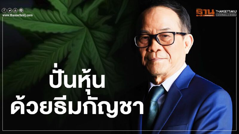 ปั่นหุ้นด้วยธีมกัญชา 