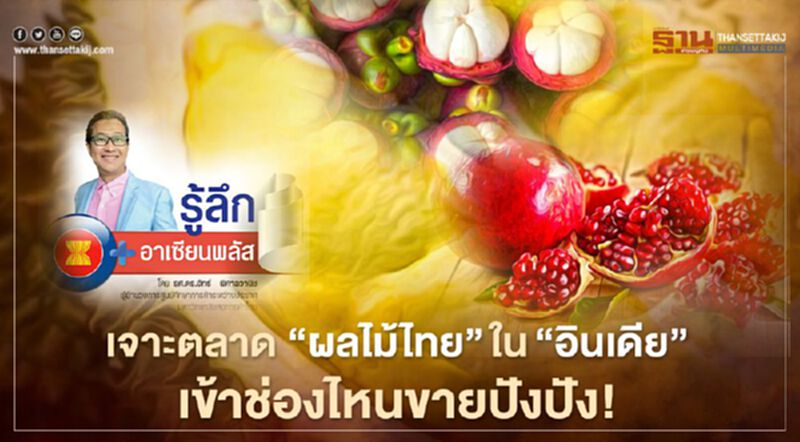 เจาะตลาด “ผลไม้ไทย”ใน “อินเดีย” เข้าช่องไหนขายปังปัง! เจาะตลาด “ผลไม้ไทย”ใน “อินเดีย” เข้าช่องไหนขายปังปัง!