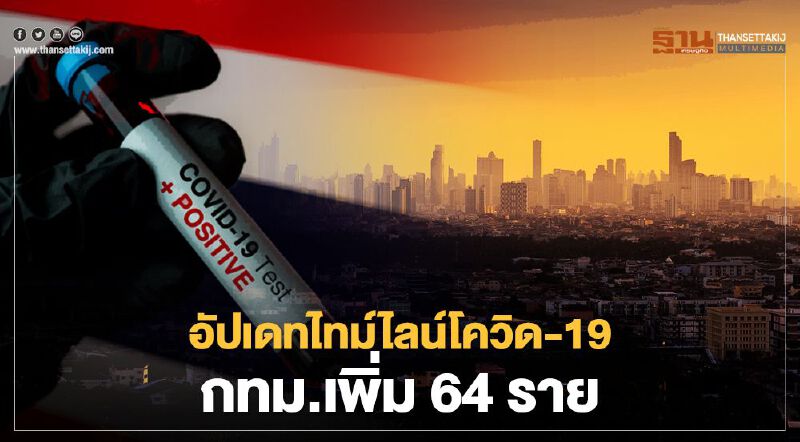กทม.เปิดไทม์ไลน์ผู้ติดเชื้อโควิดรายใหม่ 64 ราย จากคลัสเตอร์ตลาดบางแค 